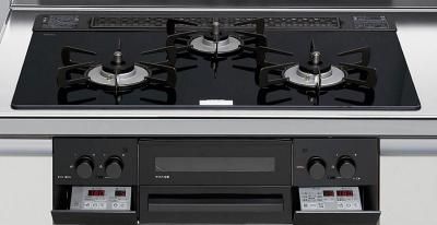 ふくろう様用　リンナイ　ガスコンロ ガスコンロ リンナイ製（LIXIL） R3635J1W1K 間口60cm 3口コンロ