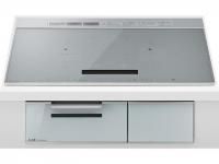 IHクッキングヒーター 三菱電機製(MITSUBISHI)CS-A107-S 3口IH 間口75cm シルバー