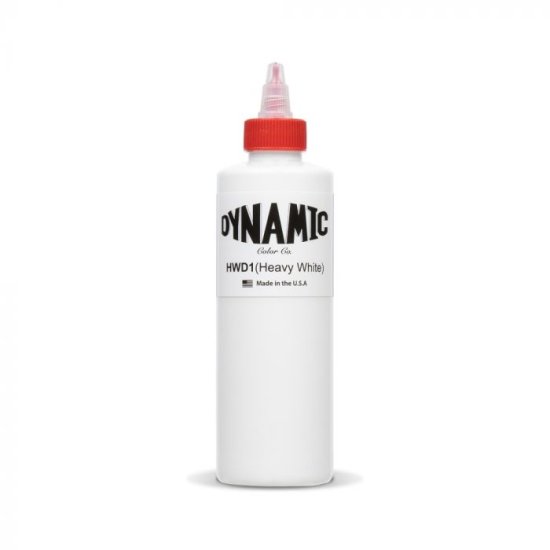 DYNAMIC ダイナミック タトゥーインク Heavy White ヘビーホワイト ビッグサイズ236ml - タトゥー用品通販ショップ PINK  TATTOO（ピンクタトゥー）