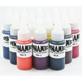 Dynamic ink ダイナミックタトゥーインク　6種類SET Amazon | DYNAMIC ダイナミック タトゥーインク ブラック (8oz