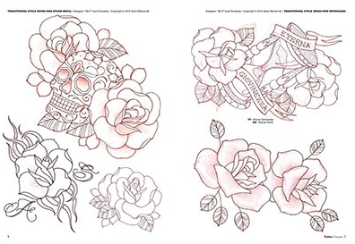 イタリア直輸入 ローズ 薔薇 バラ 0種類 タトゥーデザイン本 イタリア直輸入 ローズ 薔薇 バラ 0種類 タトゥーデザイン本
