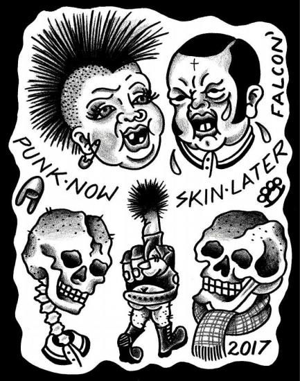 TATTOO PUNKS VOLUME1 パンク タトゥーデザイン本 - タトゥー