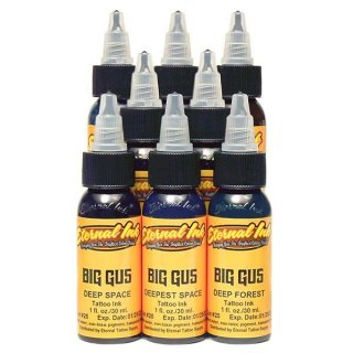 カバーアップに ETERNAL INK エターナルインク Big Gus Signature Series 8本セット