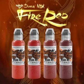 WORLD FAMOUS ɡեޥ Dima NBK Fire Red Set ȥ 4ܥå