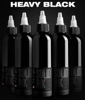 SOLID INK ソリッドインク ブラックレーベル HEAVY BLACK ヘビーブラック オーガニック タトゥーインク 単品ボトル