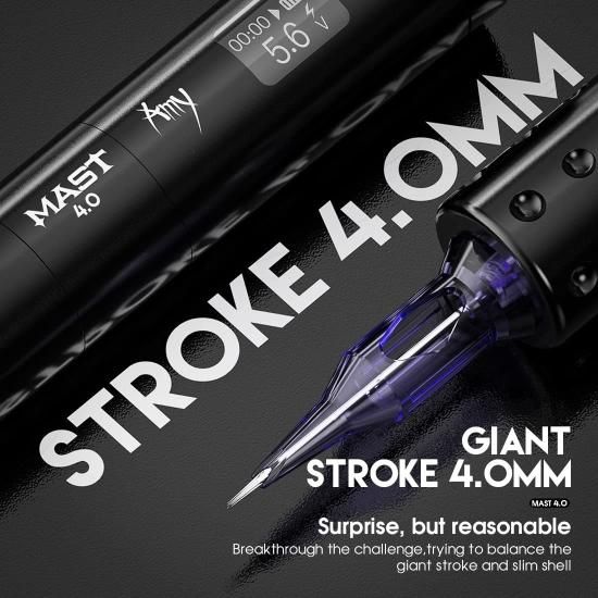 DH Mast Tour Amy ワイヤレスタトゥーマシン+T1バッテリーキット