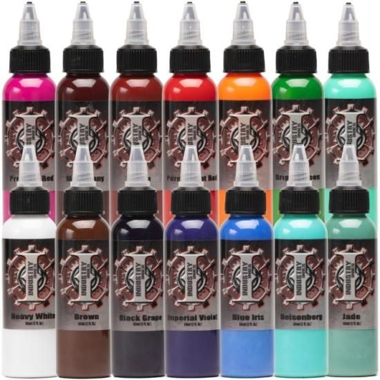 タトゥー タトゥーインクセット (14種) タトゥーマシン タトゥーインク Amazon.co.jp: タトゥーインク 14色セット 30ml タトゥー 顔料