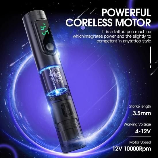 【60％OFF】 DH X4 ワイヤレスタトゥーペンマシンガン+Ballpointカートリッジ その他