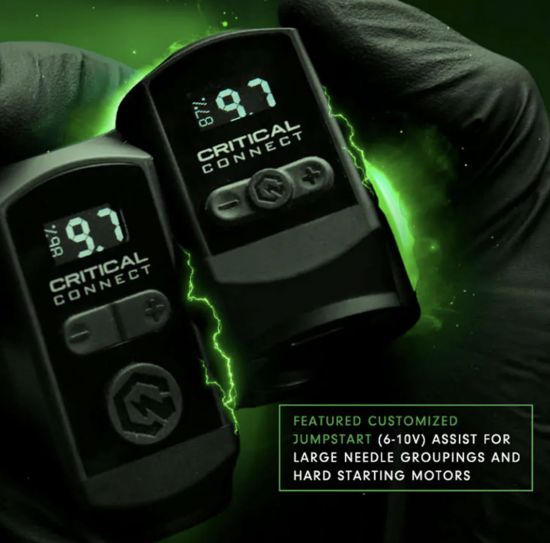 Critical Connect V2 Universal Shorty Battery RCA接続 Critical Connect V2 Universal Shorty Battery RCA接続