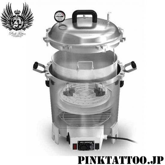 タトゥー ピアッシングスタジオに必須 All American 社製 50x 電気式 オートクレーブ 高圧蒸気滅菌器 タトゥー ピアッシングスタジオに必須 All American 社製 50x 電気式 オートクレーブ 高圧蒸気滅菌器
