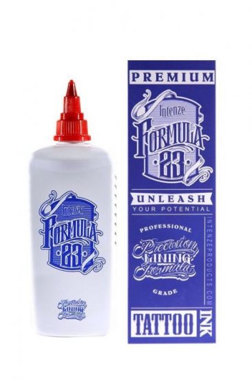 Formula 23 Intenze インテンツ レタリング用ブラック タトゥーインク 284ml- タトゥー用品通販ショップ PINK  TATTOO（ピンクタトゥー）