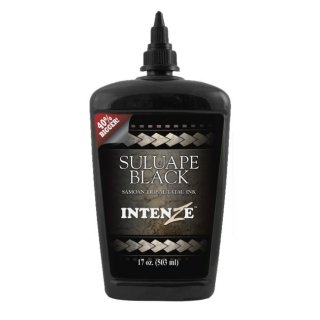 INTENZE インテンツ タトゥーインク 特大トライバルタトゥー用 SULUAPE BLACK 17oz 500ml