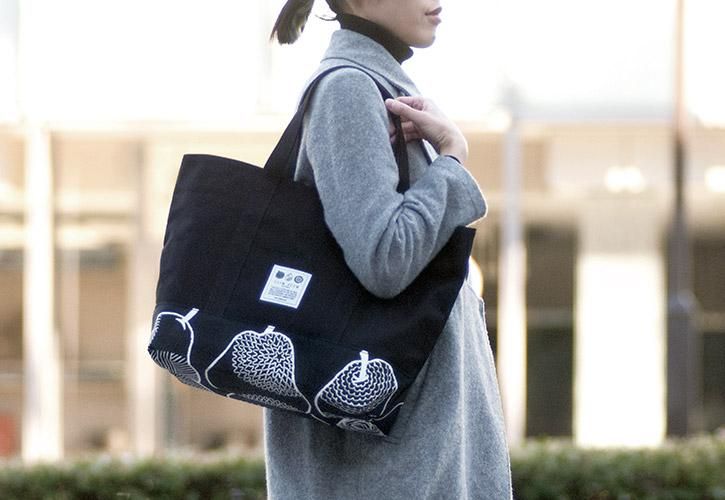 キャンバストート】ペアー (ブラック)｜isso eccoオンラインショップ