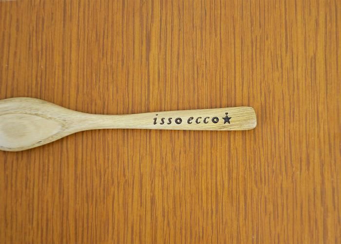 isso eccoウッドカトラリー】 スリムスプーンM｜isso eccoオンライン