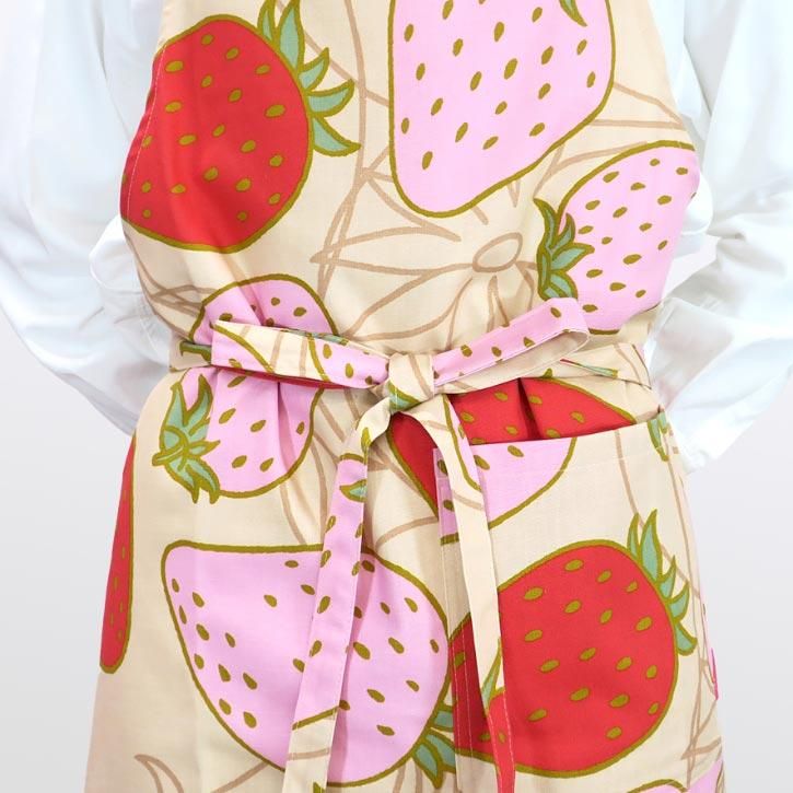 首掛けエプロン いちご｜isso eccoオンラインショップ｜今治タオルなど