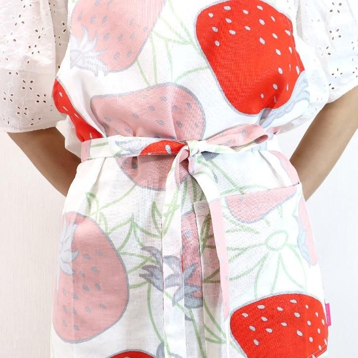 首掛けエプロン いちご｜isso eccoオンラインショップ｜今治タオルなど