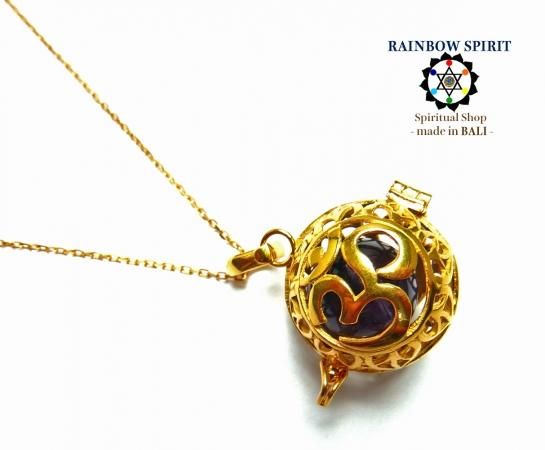 特価）《バリ島ガムランボール》バリ島の神様「OM（オーム）」の