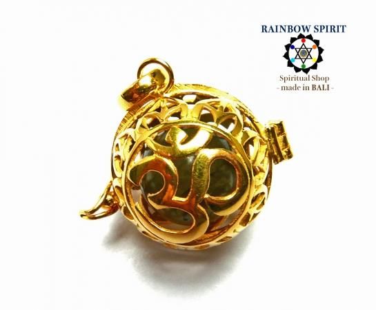 特価）《バリ島ガムランボール》バリ島の神様「OM（オーム）」の