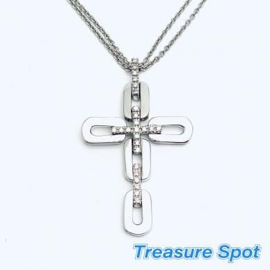 インスィエメ クロスダイヤネックレス 【65084】 - Treasure Spot 質