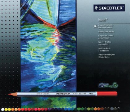 ステッドラー　カラトアクェレル水彩色鉛筆36色セット - 文具館四葉オンラインショップ
