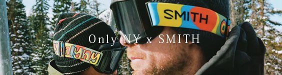 
 US発◆限定コラボモデルのスノーゴーグル「Only NY x Smith Squad Goggles 」　