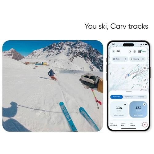 UK発◇スキーをAIコーチが分析するアウトドアガジェット「Carv 2 Ski