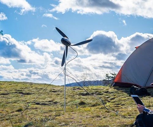 風力発電機 ポータブル風力発電機 小型風力発電機 キャンプ ツーリング 