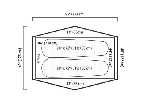 Made in USA◇Zpacks「Free Zip 2P Freestanding Tent / 2人用テント