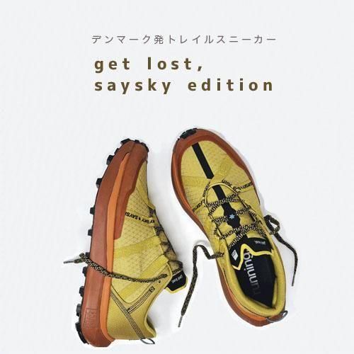 デンマーク発◇トレイルスニーカー「get lost, saysky edition