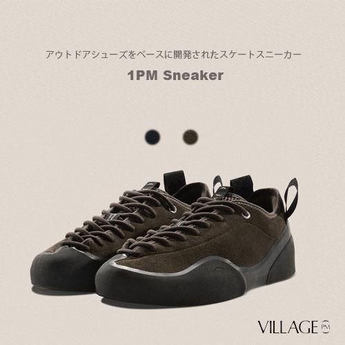 靴 village pm 1pm black 28cm パリ発Village PM◇アウトドア x スケート「1PM スニーカー