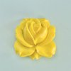 W.German Vintage Plastic Flower Yellow 30mm