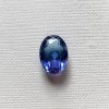 Bi-color Glass Stone Sapphire/Amethyst 18/13mm