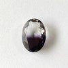 Bi-color Glass Stone Black/Burgandy/Black Diamond 18/13mm
