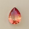 Bi-color Glass Stone Fuchsia/Topaz Pearshape 18/13mm