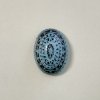 W.Germany Plastic Cabochon Turquoise 14/10mm