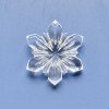 #6743-3 Vintage Crystal Snowflake 28mm