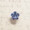 Vintage Swarovski Pointed Back Stone Flower Lt.Blue 8mm