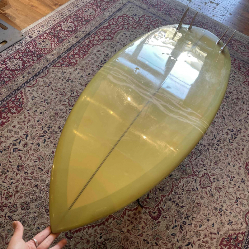まぁまぁ美品　MICHAEL MILLERフィッシュロングボード9.6 Michael Miller Surfboards|沖縄サーフィンショップ「YES SURF」
