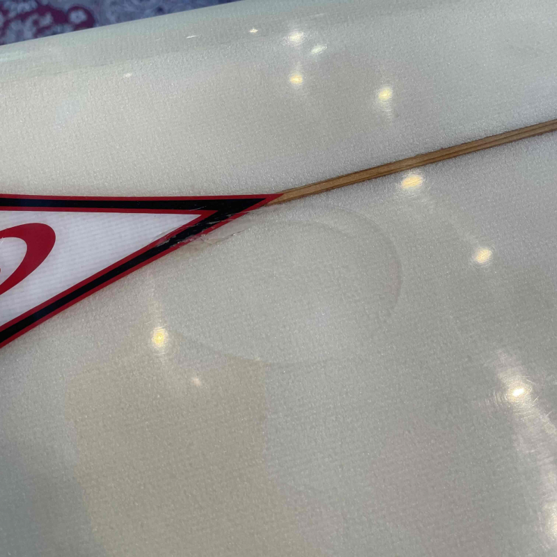 Hap Jacobs ロングボード ホワイト/ターコイズ サーフボードギャラリー | USED SURF×SURF MARKET