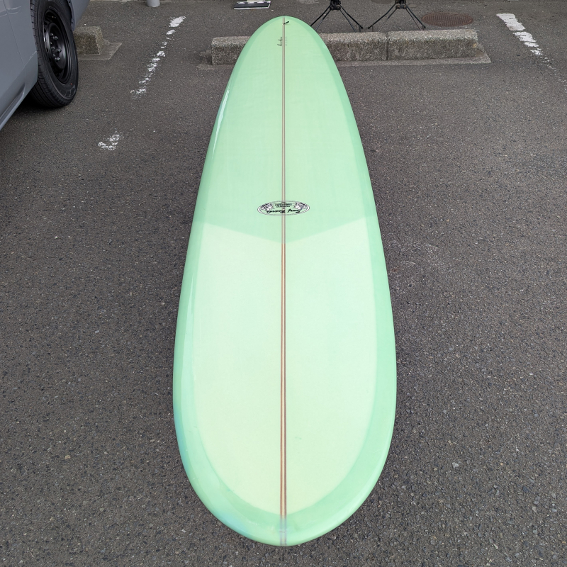 9'4 シングルフィン マイヤーズサーフボード ログ