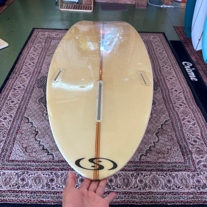 ガトヘロイ　フィン　中古　オレンジ カリフォルニア一流人気ブランドのロングボード専門店シーコング