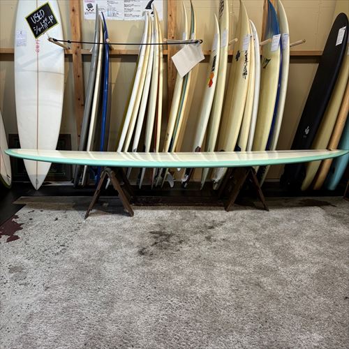 シングルフィンロングボード　クリームサーフボード　モデル名【フラワー9.6ft】 9'7 サーファビリー | Bang Bang - ロングボード（LONGBOARD）の