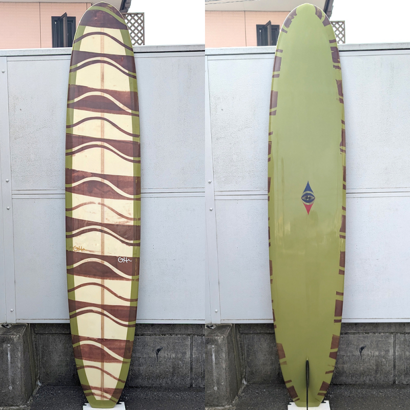 ロバートオーガスト　ノーズライダーロングボード9.6 ロバートオーガスト Mark Martinson 中古ロングボード9`6 (No
