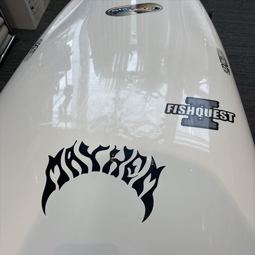 プレセボ　フィッシュクエスト　5,10 Yahoo!オークション - PLACEBO FISHQUESTⅡ 5'10” SURFBOARD