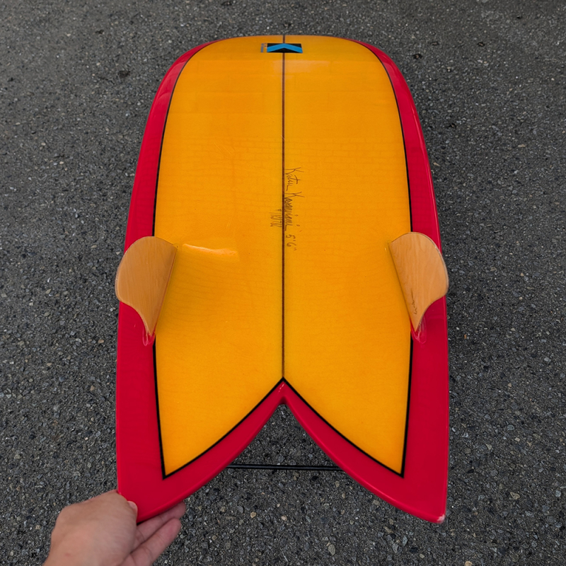 KK EQUIP サーフボード 6.8 カツカワミナミ　湘南　ソフトケース付 KK EQUIP サーフボード 6.8 カツカワミナミ 湘南 ソフトケース付