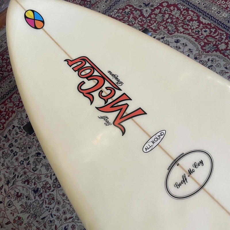 McCoy オールラウンド6'1\" ショートサーフボード McCoy オールラウンド6'1