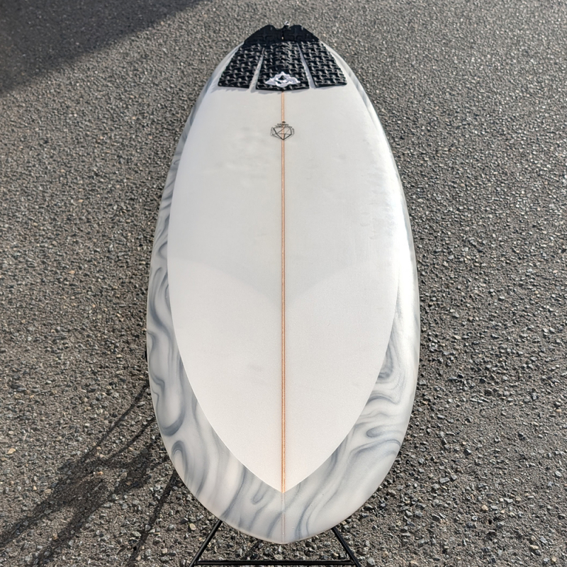 サーフボードロング　ジョージー-クー MACKIE DESIGNS Sidecut Fish 6'4″ ｜ Blue. (ブルー）| サーフ