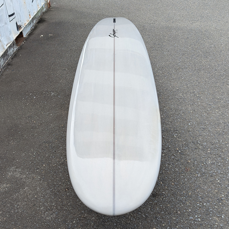 ロングボードシングルフィン9.6ハンドシェイプオーダーボードフィン付 9'6 シングルフィン | シャーパー - ロングボード（LONGBOARD