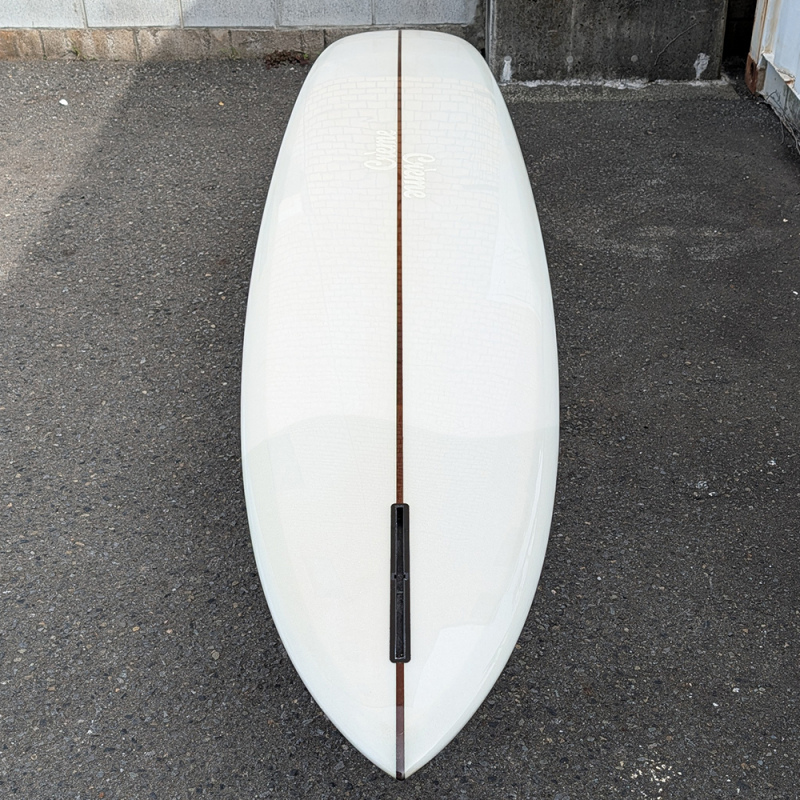 9'6 クリーム フラワー | サーフボード - ロングボード（LONGBOARD）の