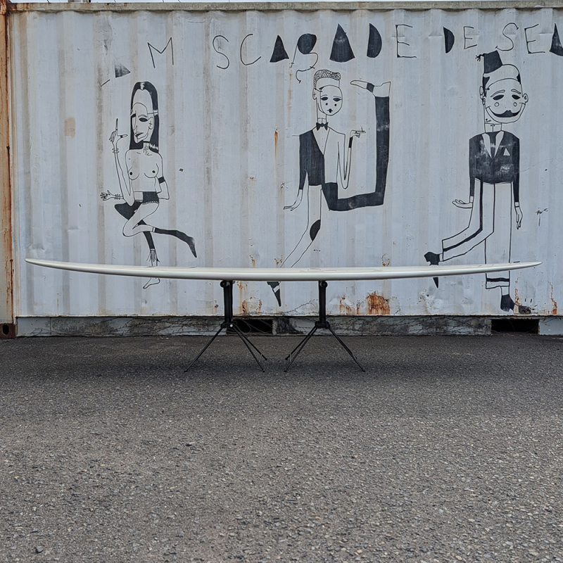 9'6 クリーム フラワー | サーフボード - ロングボード（LONGBOARD）の